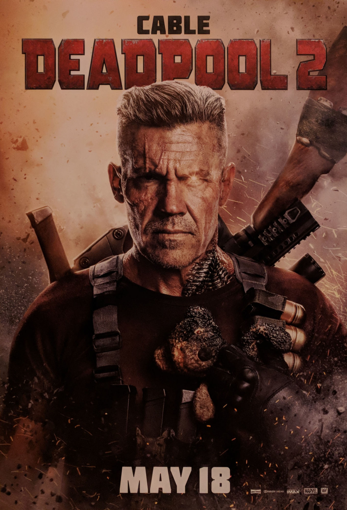 Deadpool 2: New Cable, Domino, and Deadpool Posters from Cinemacon