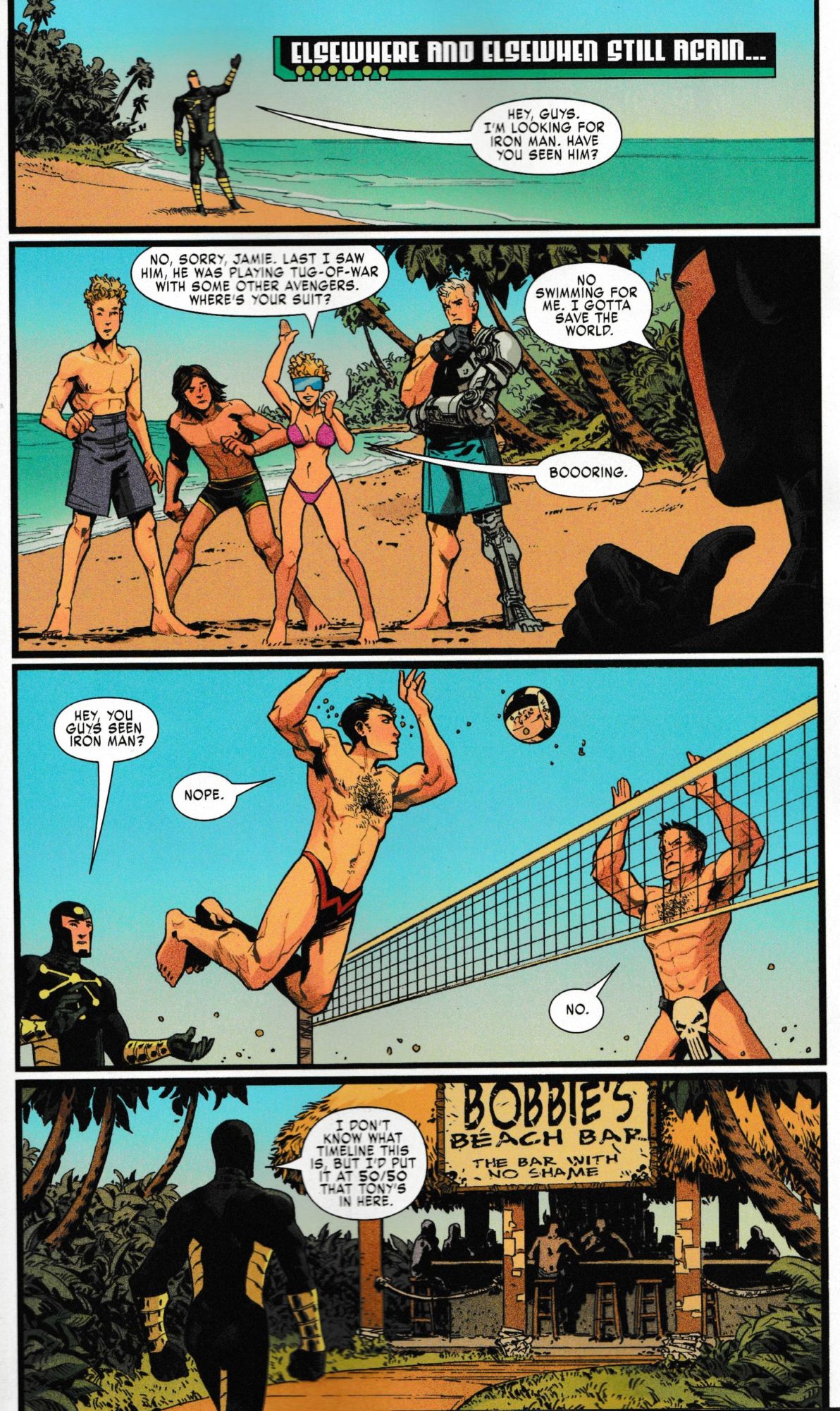 Marvel Revisits Its Swimsuit Specials in Today s Multiple Man 4