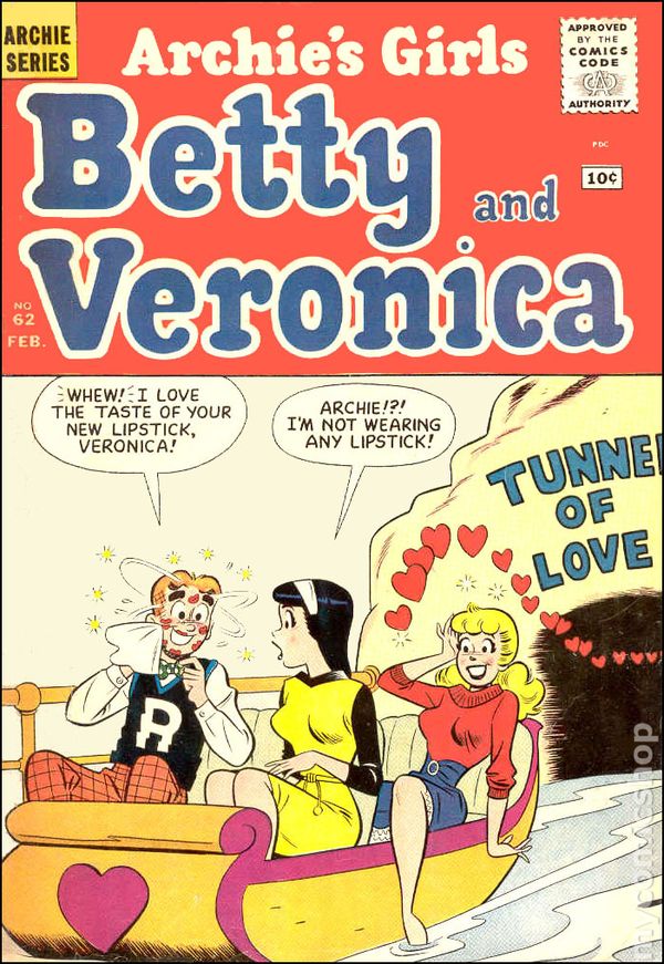 archie and betty kissing