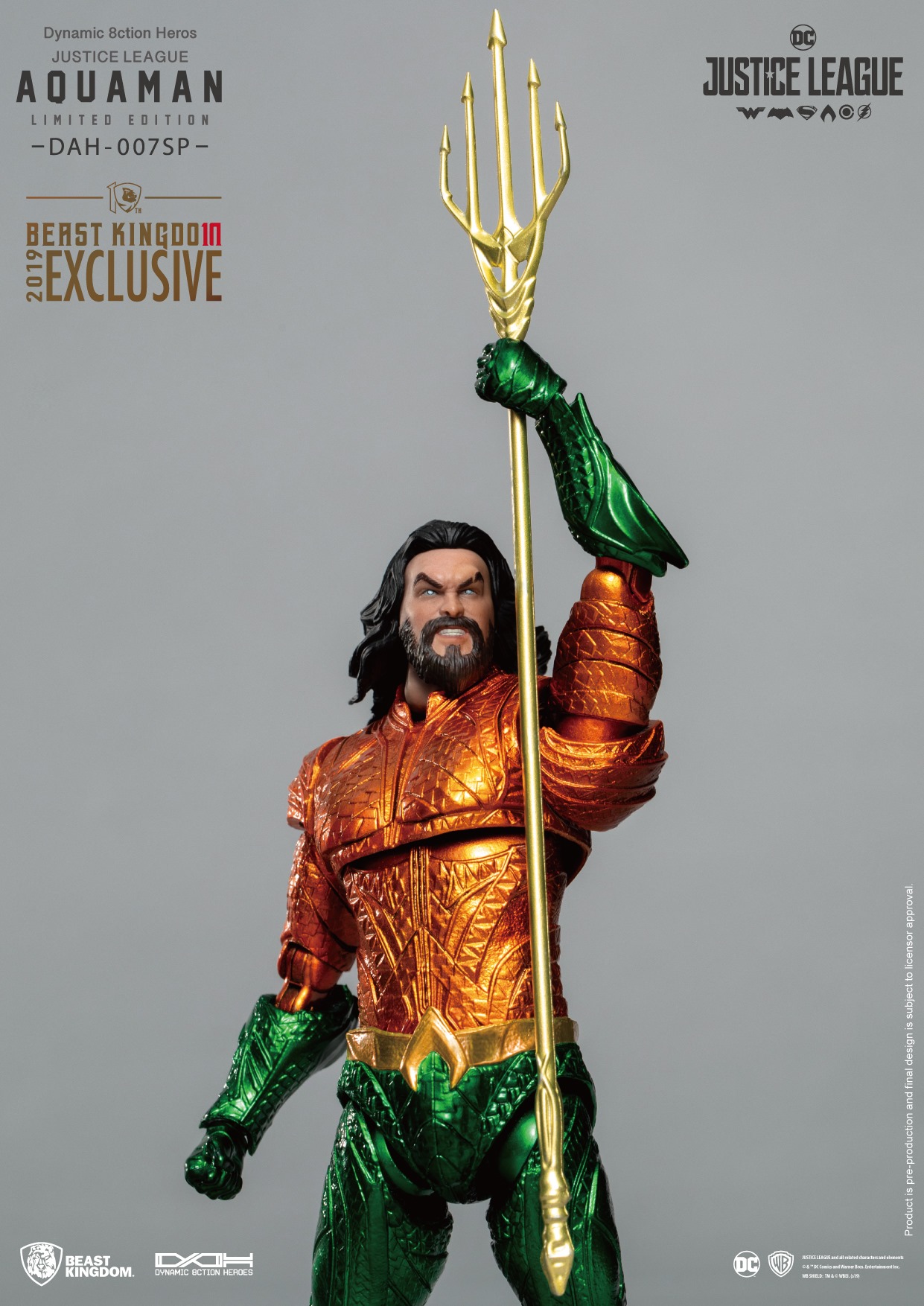 Aquaman and Batman DCEU SDCC Exclusives From Beast Kingdom