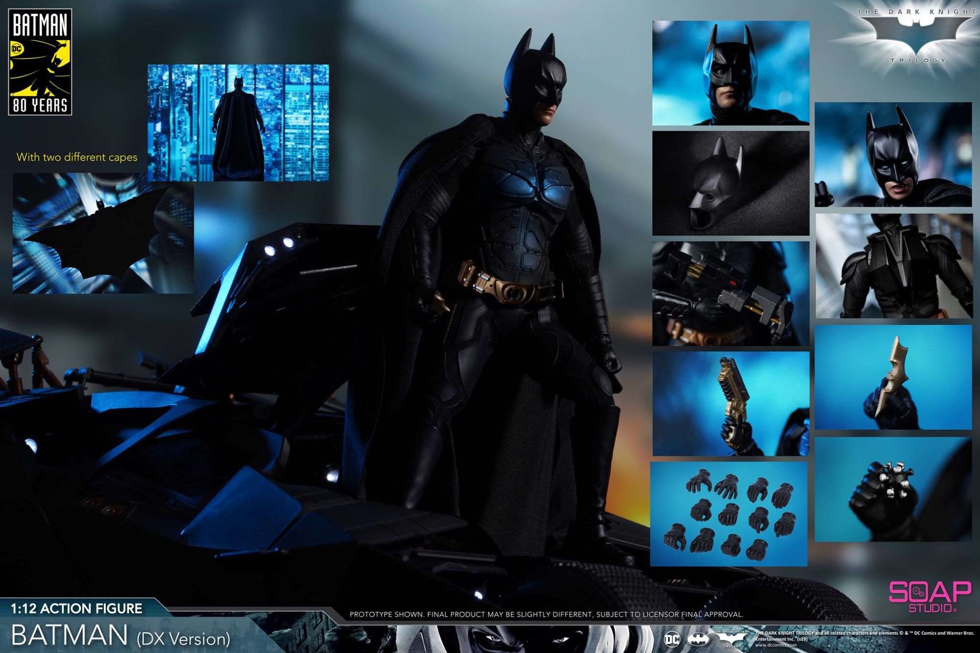 Soap Studio shows off deluxe Dark Knight Batman figure