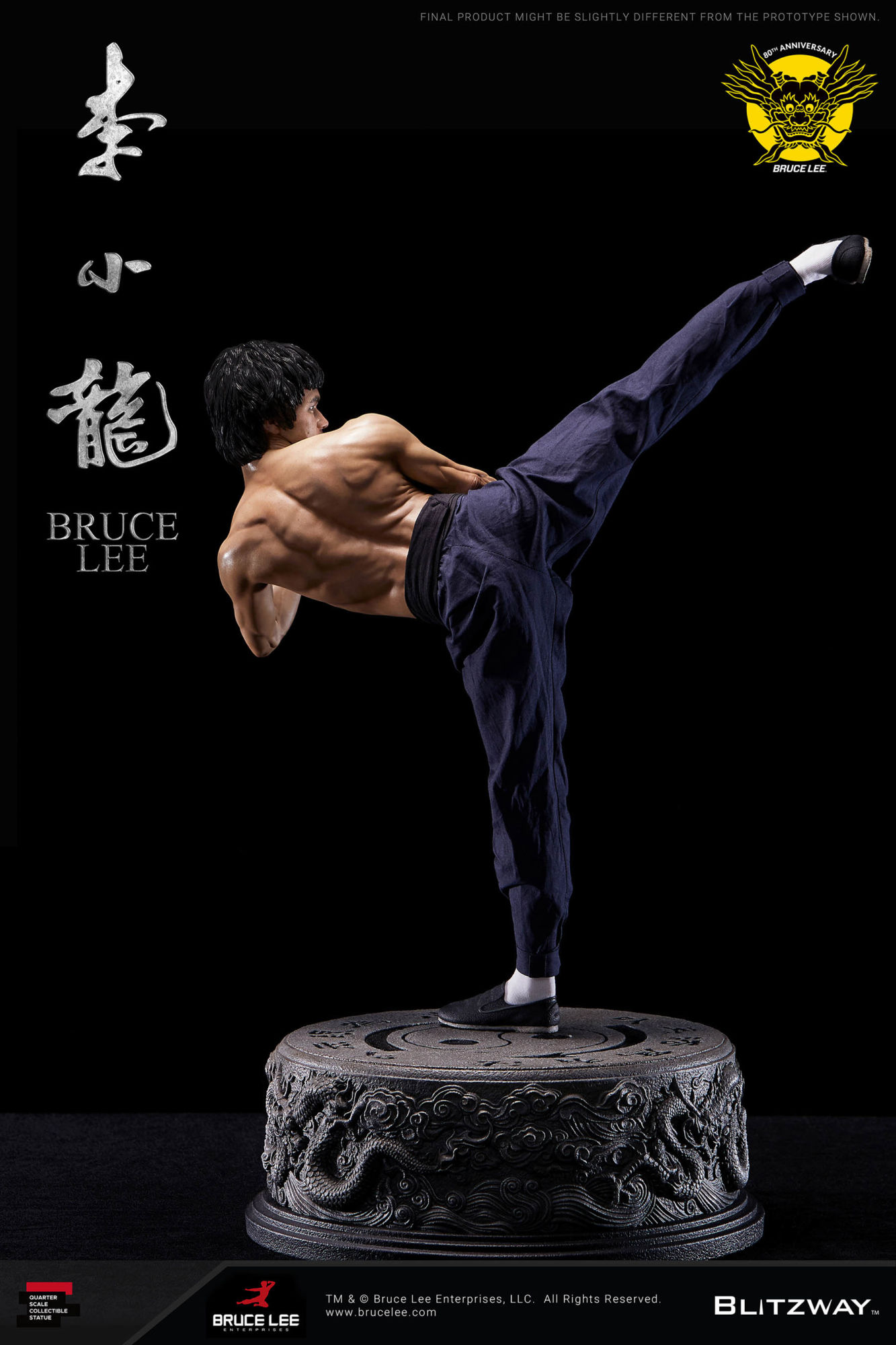 Bruce Lee Gets An 80th-Anniversary Tribute Statue from Blitzway