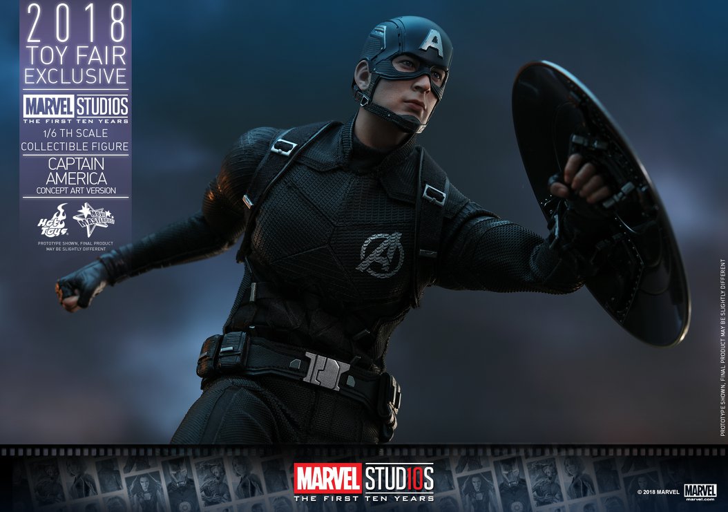 Hot toys captain sales america 10th anniversary