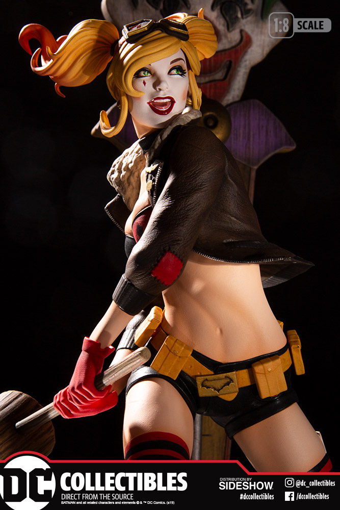 harley quinn pin up statue