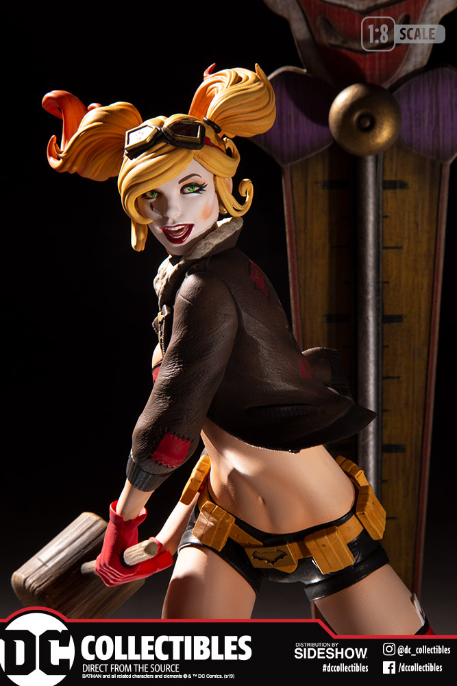 harley quinn pin up statue