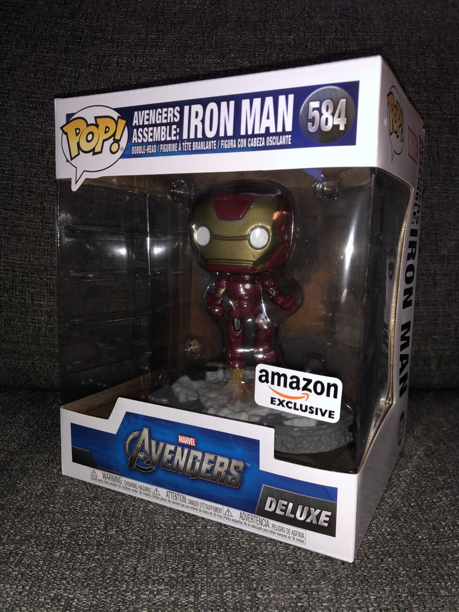 Funko Pop! Deluxe, Marvel: Avengers Assemble Series - Iron Man,   Exclusive, Figure 1 of 6