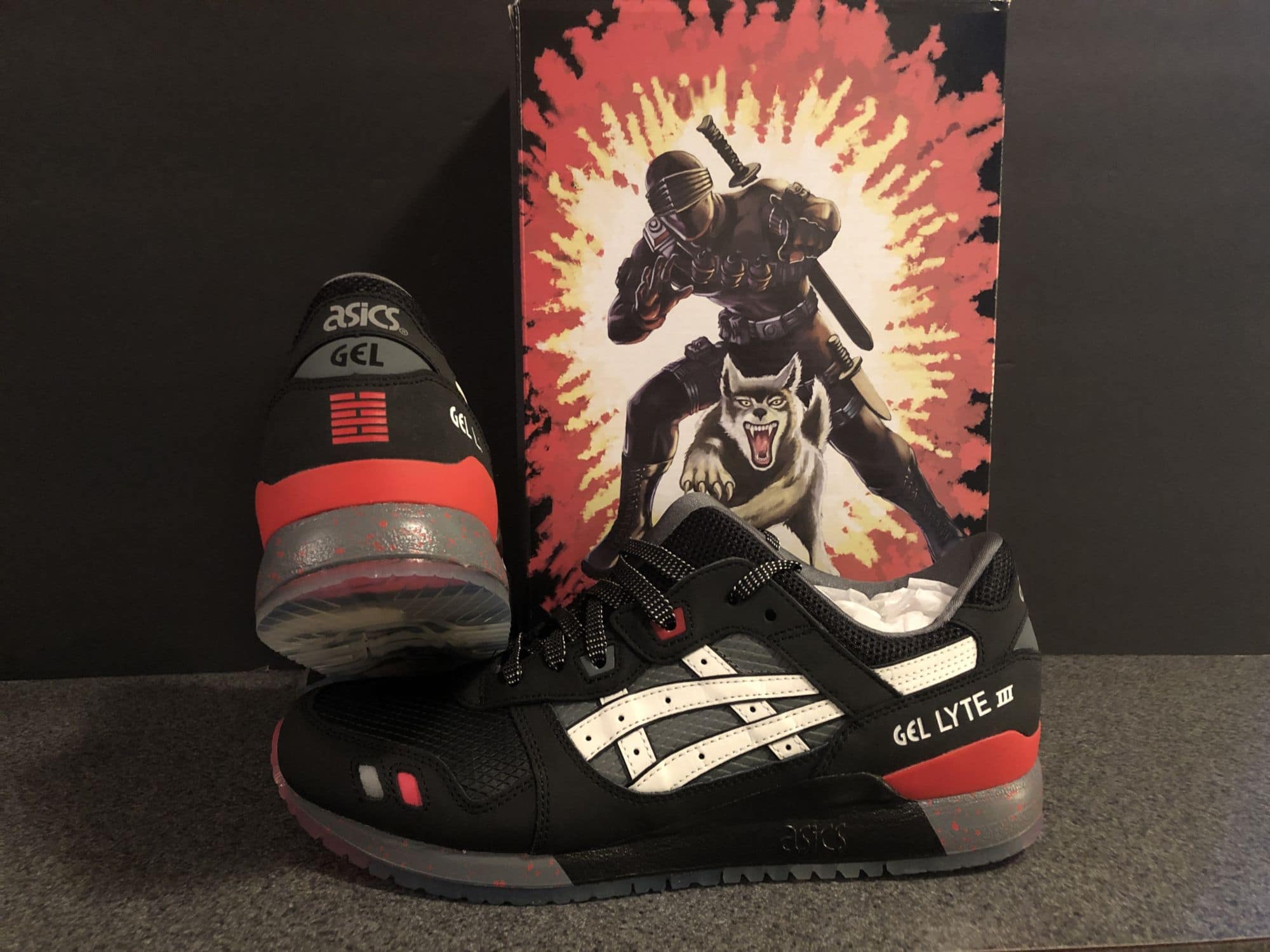 Asics tiger gel lyte cheap 3 gi joe on feet