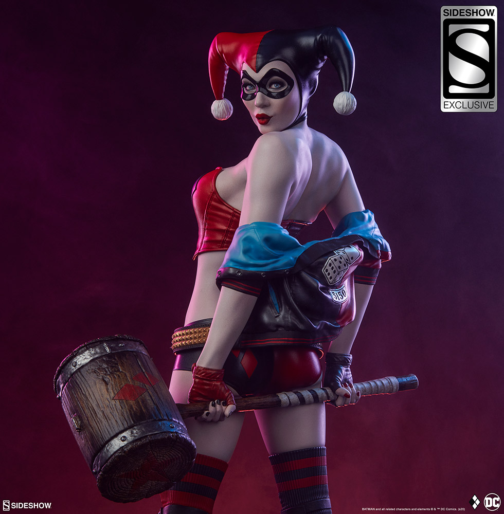 PRÉ VENDA: Estátua Arlequina (Harley Quinn: Hell on Wheels) DC