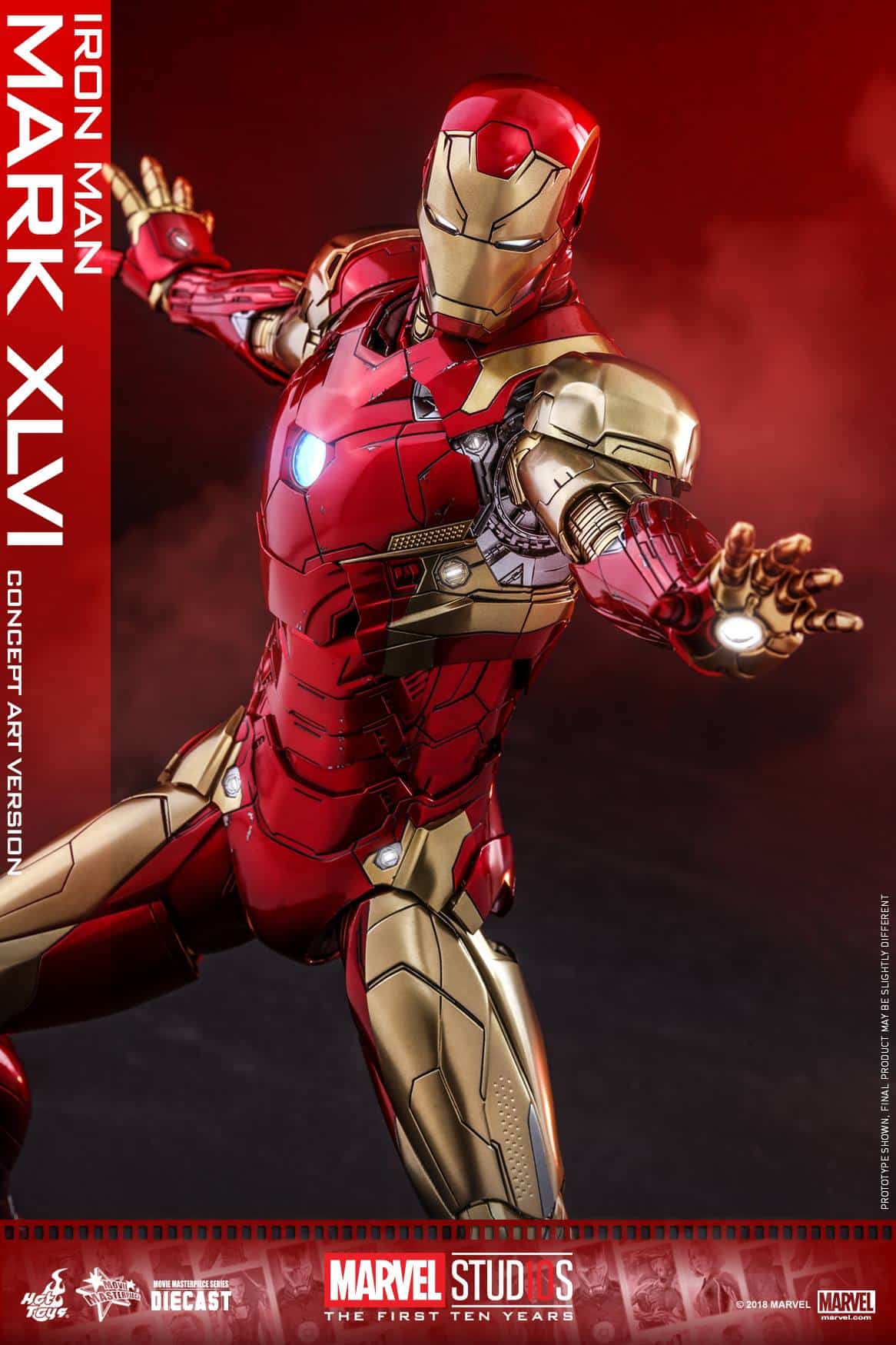 Hot Toys Marvel Studios 10th Anniversary Concept Iron Man Coming Soon