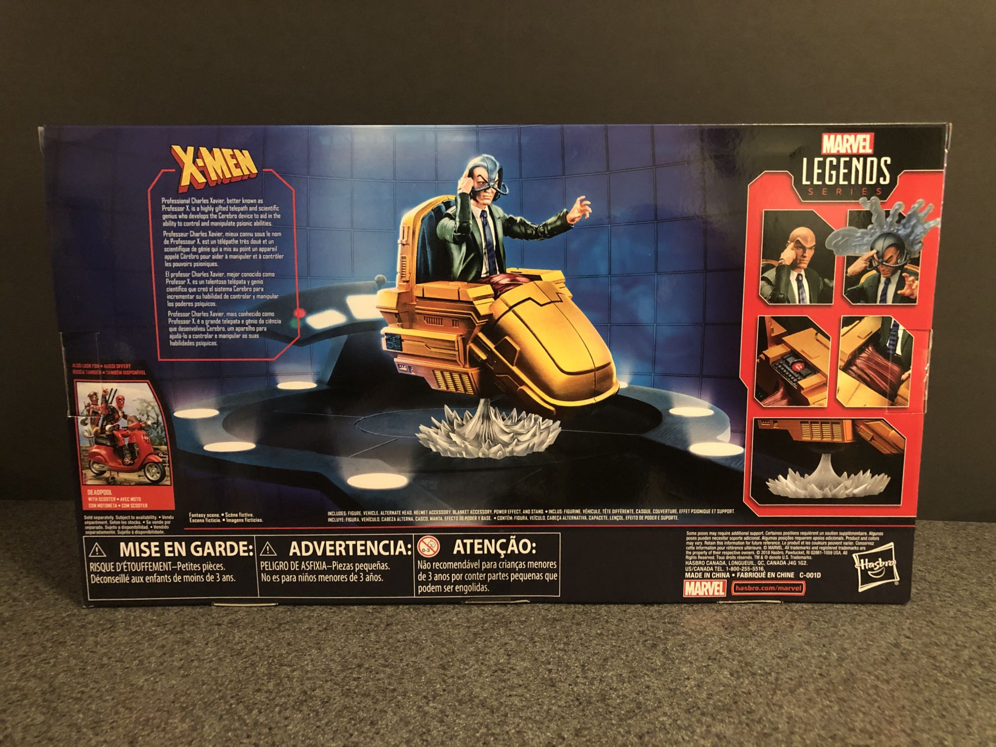 Hasbro: Marvel Legends Vehicles Professor X and Scooter Deadpool Review