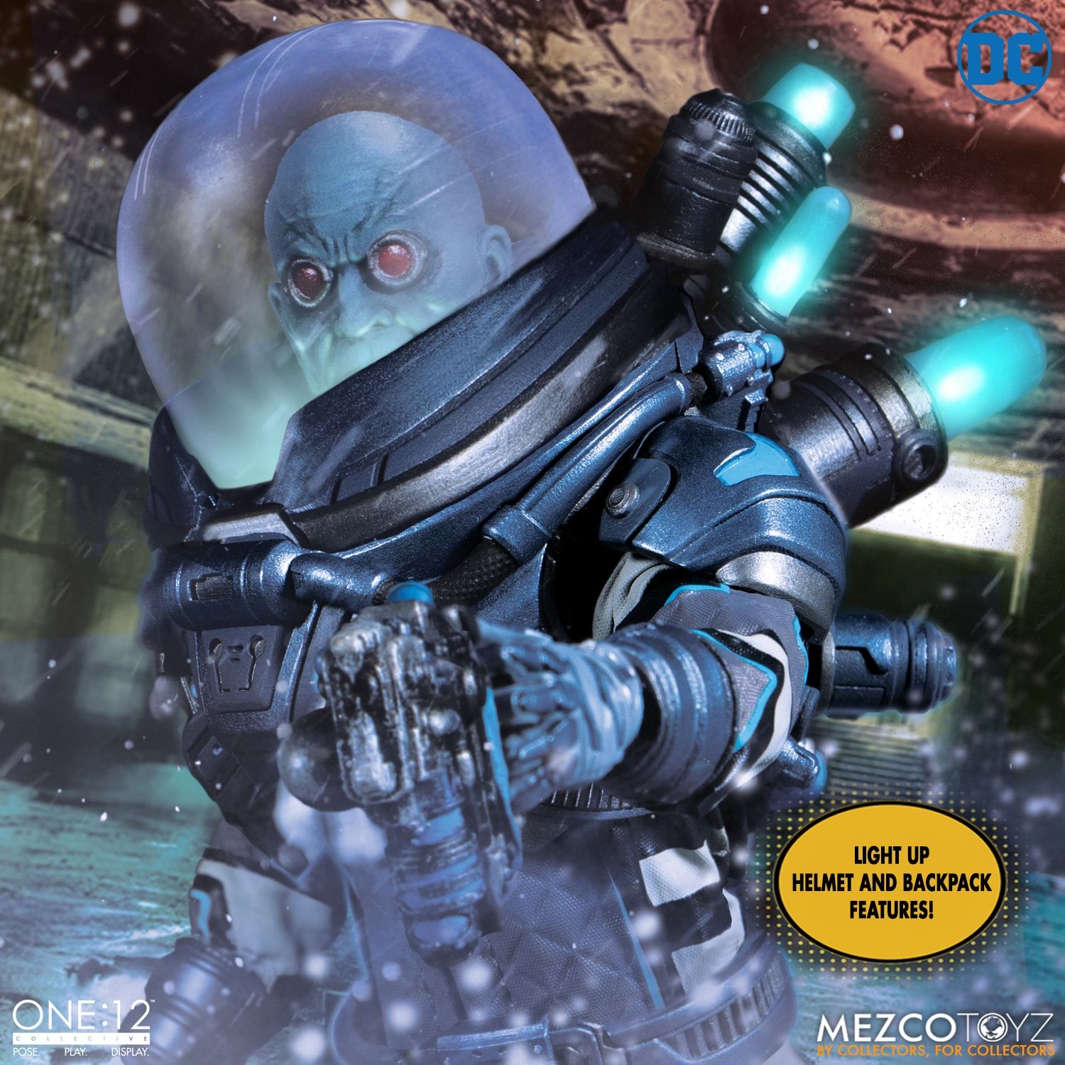 Mezco One:12 Mr. Freeze – BODY BUCK 1/12 Scale Fodder (Glue Residue) - Veg4U