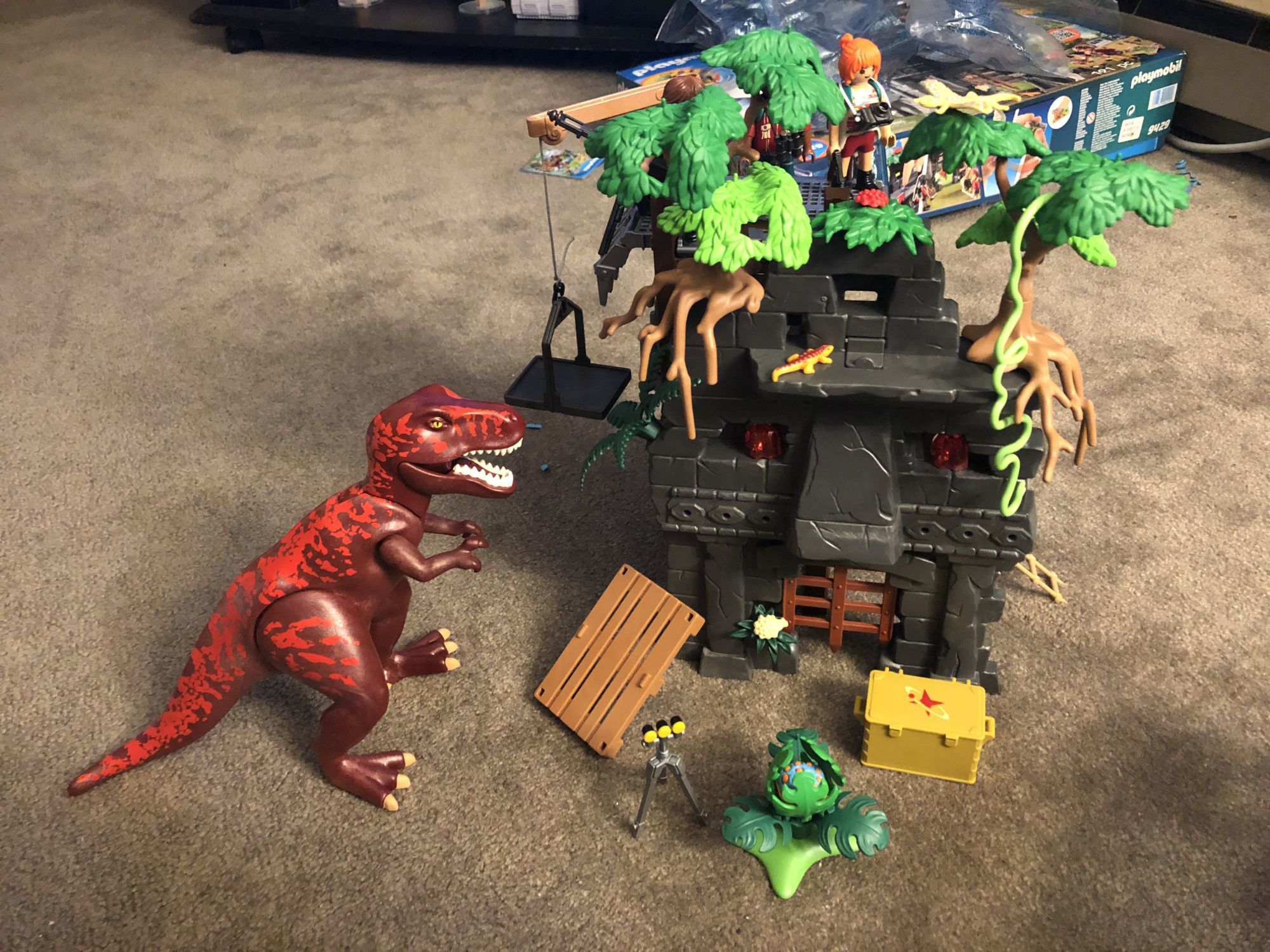 Playmobil t best sale rex hidden temple