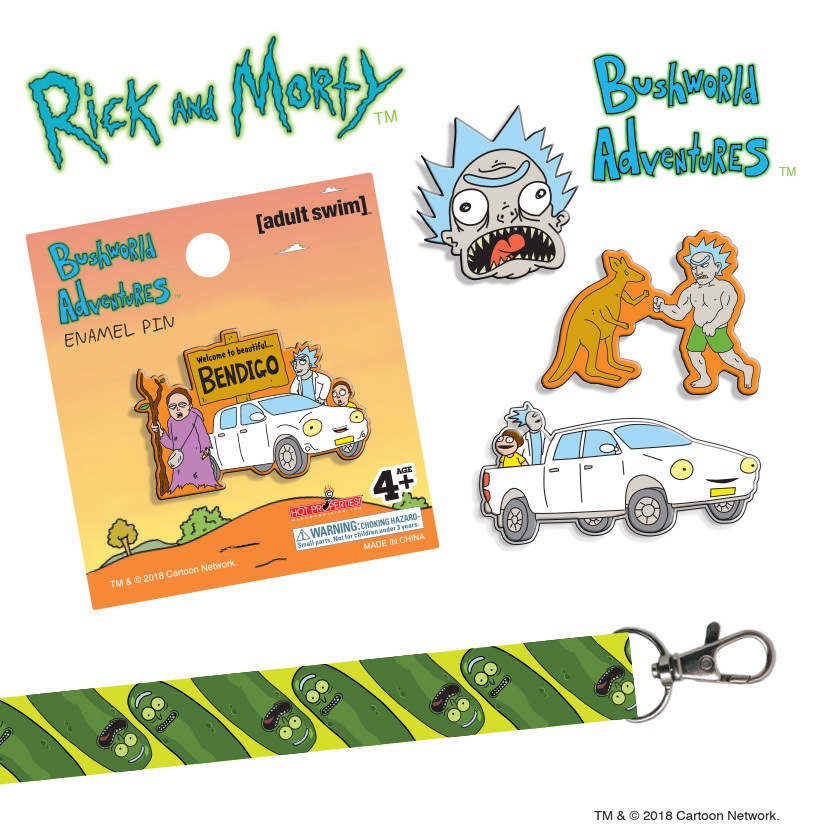 Rick and Morty 'Rick  Rock and Roll' Enamel Pin - Distinct Pins