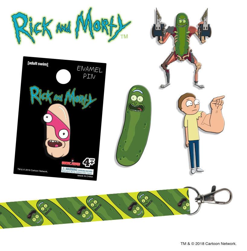 Rick and Morty 'Rick  Rock and Roll' Enamel Pin - Distinct Pins