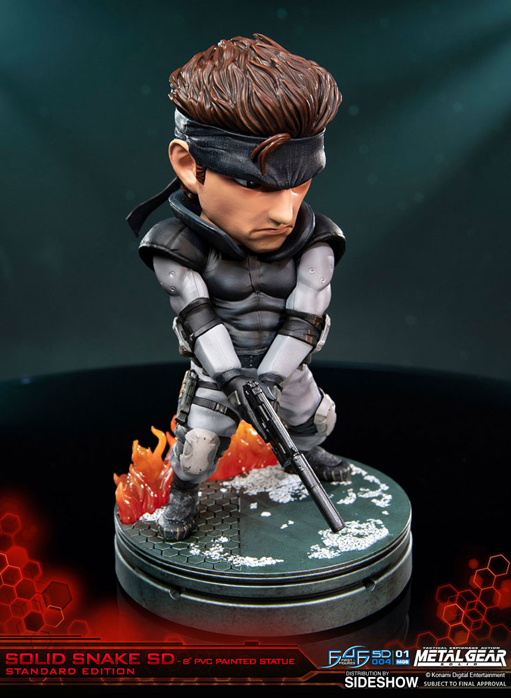 First 4 Figures Metal Gear Solid Resin Statue - Solid Snake Merchandise -  Zavvi US