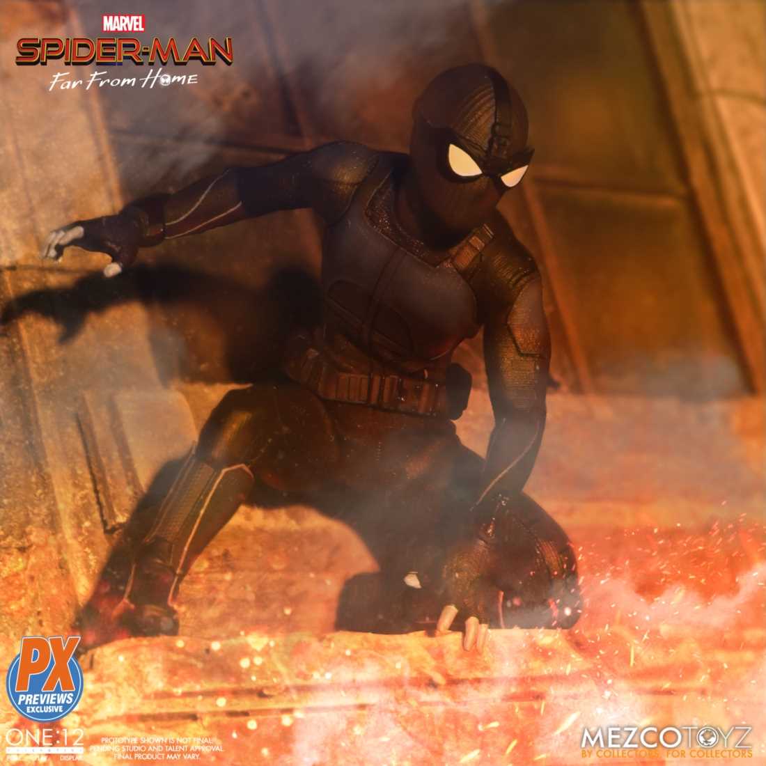 Spider-Man Stealth Suits Becomes PX Exclusive from Mezco Toyz