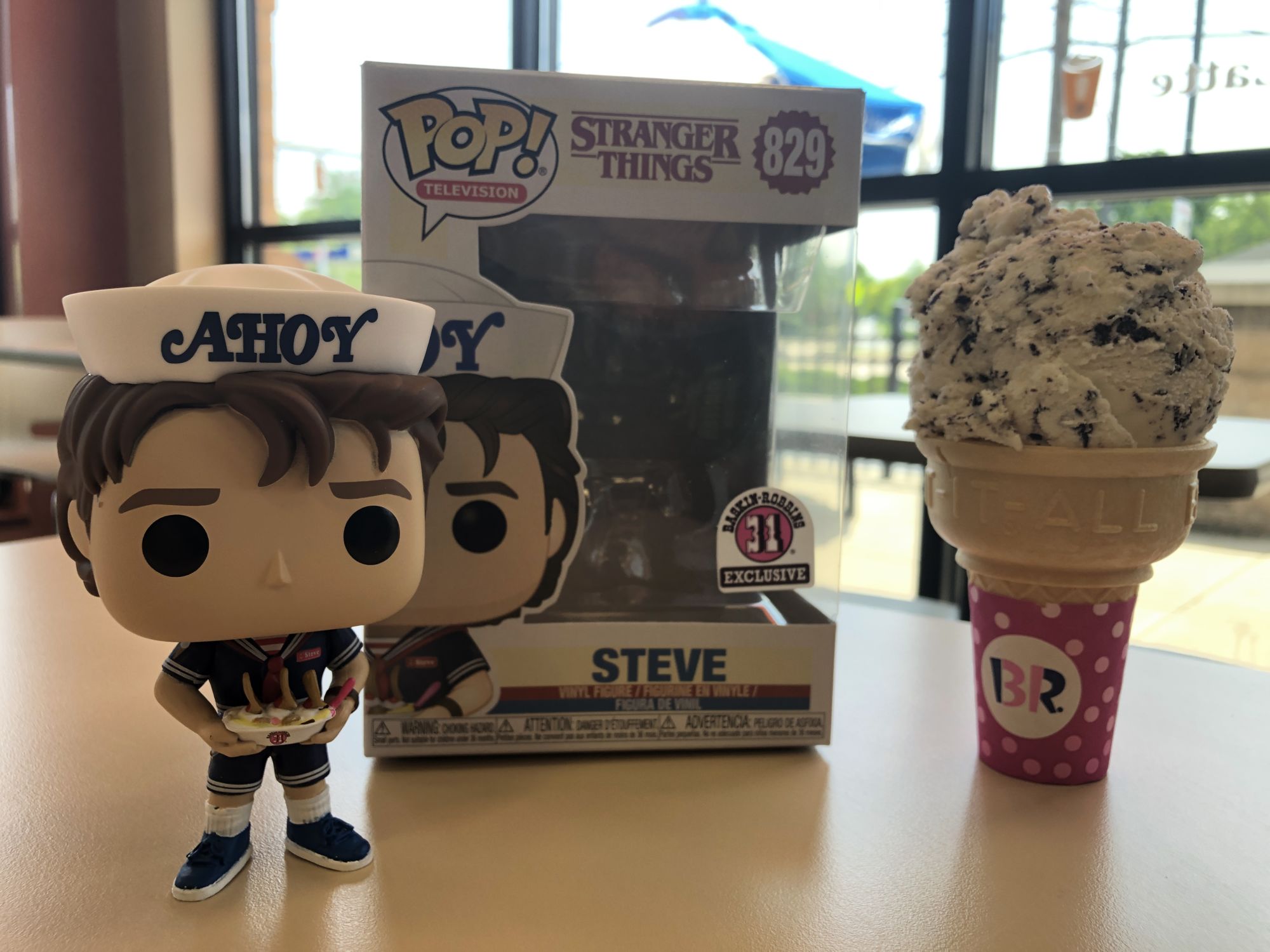 Baskin robbins steve funko hot sale pop