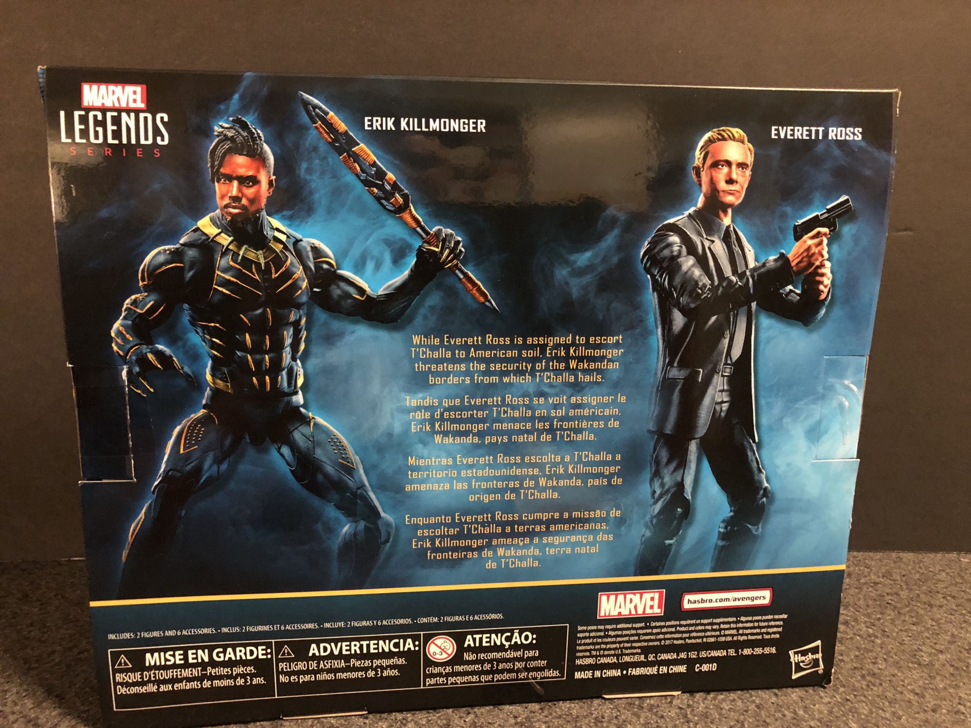 Marvel legends erik killmonger deals 2 pack