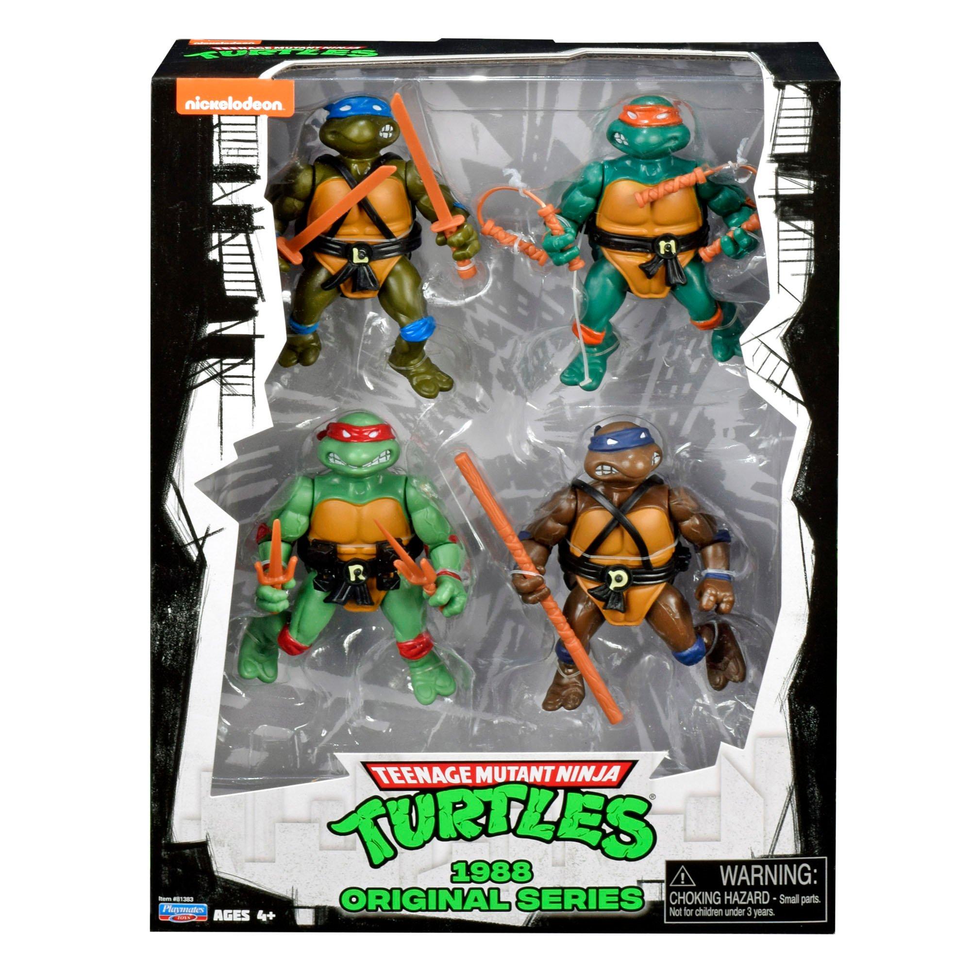 4-Piece Lot TMNT Teenage Mutant Ninja Turtles Action Figures
