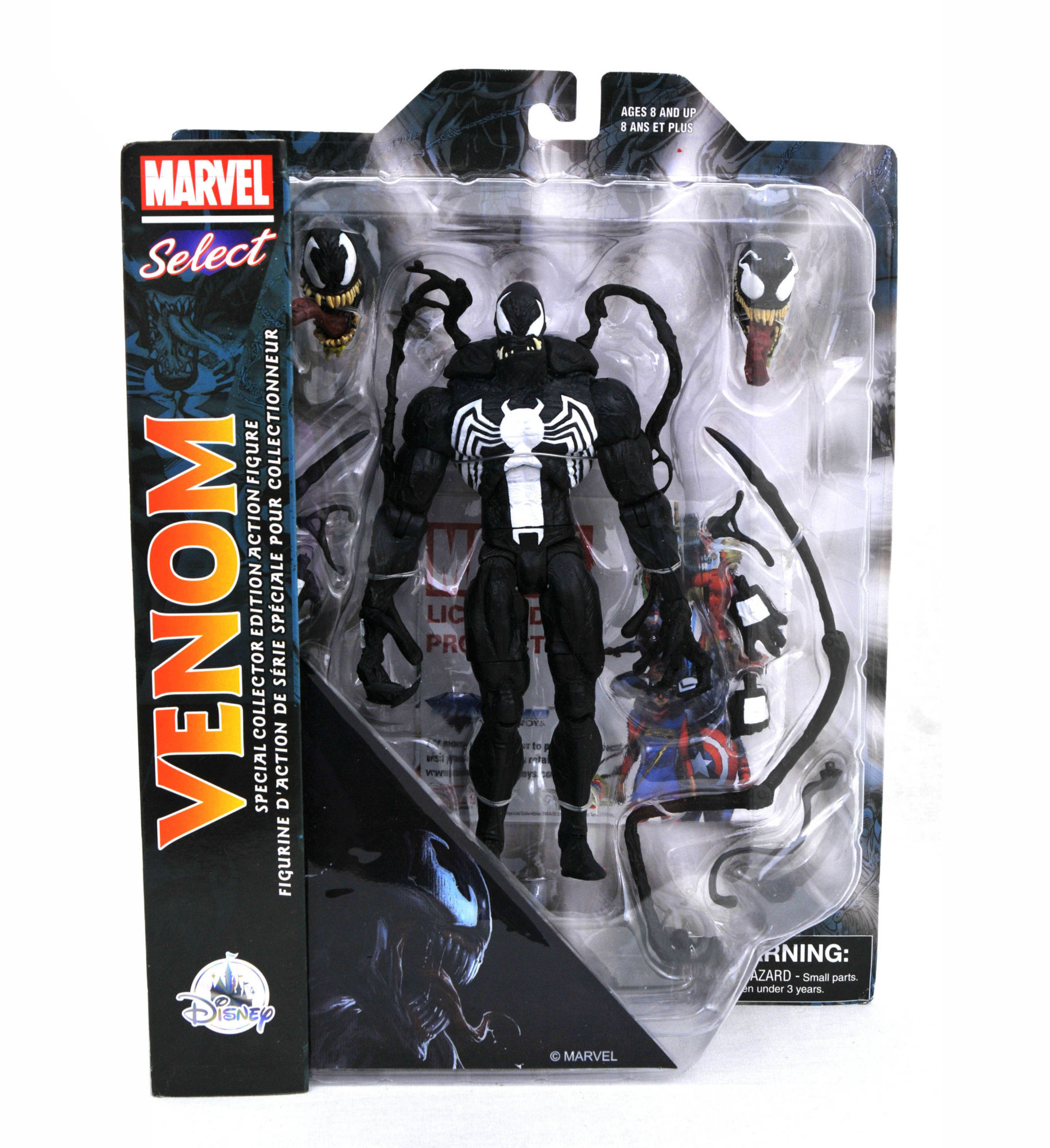 Venom Disney Store Exclusive Diamond Select Figure Now Available