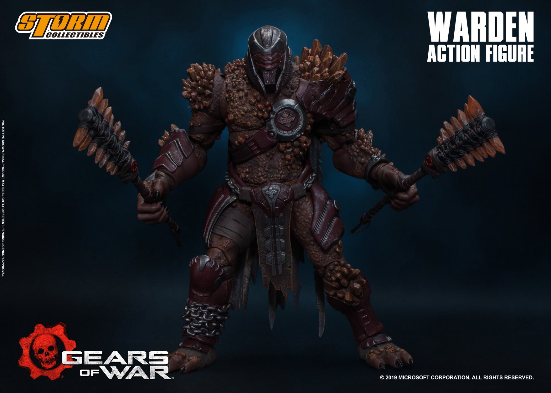  Storm Collectibles 1/12 Augustus Cole Gears of War : Toys &  Games