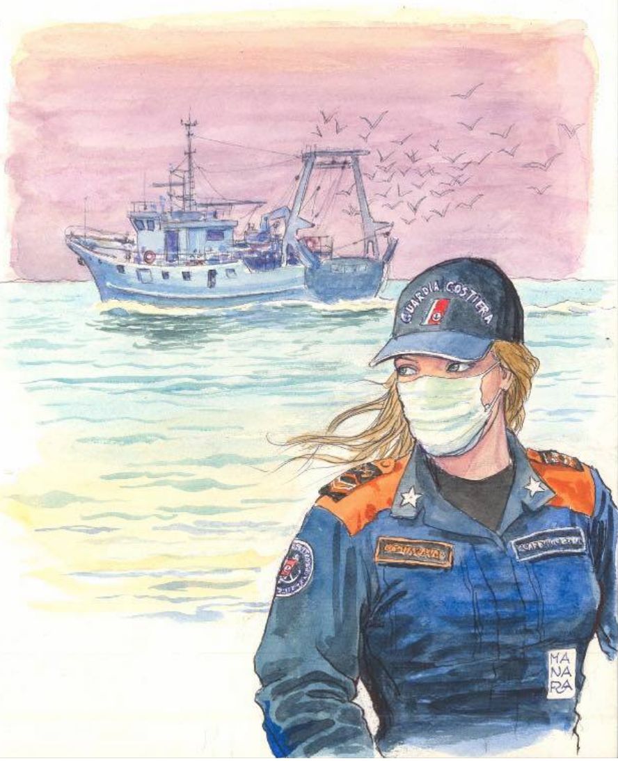 Milo Manara honors the heroic women of the COVID-19 pandemic