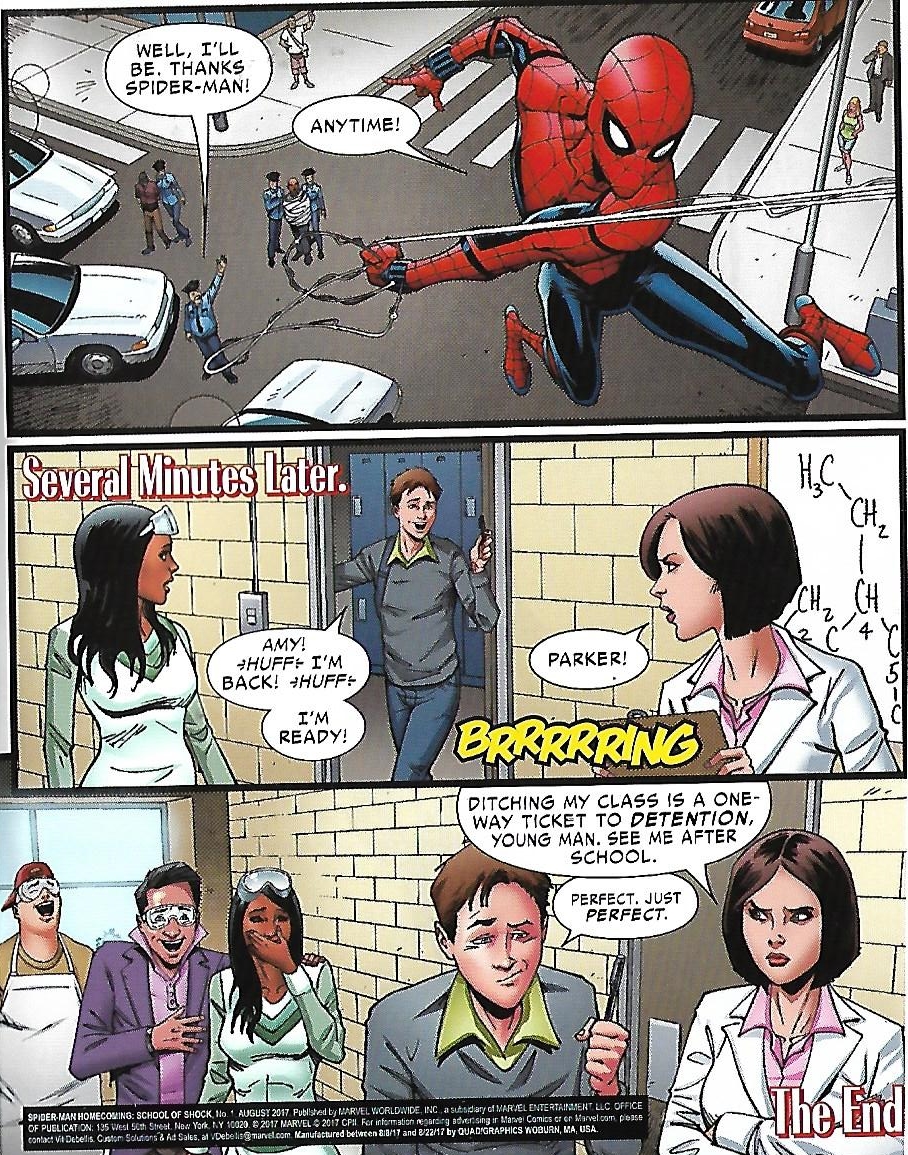 Marvel's Spider-Man: Homecoming Prelude (2017), Comic Series