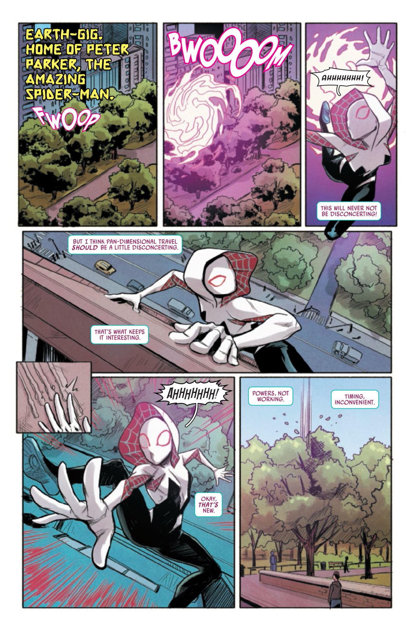 Powerless, and Trapped in the 616 - Spider-Gwen: Ghost Spider #10