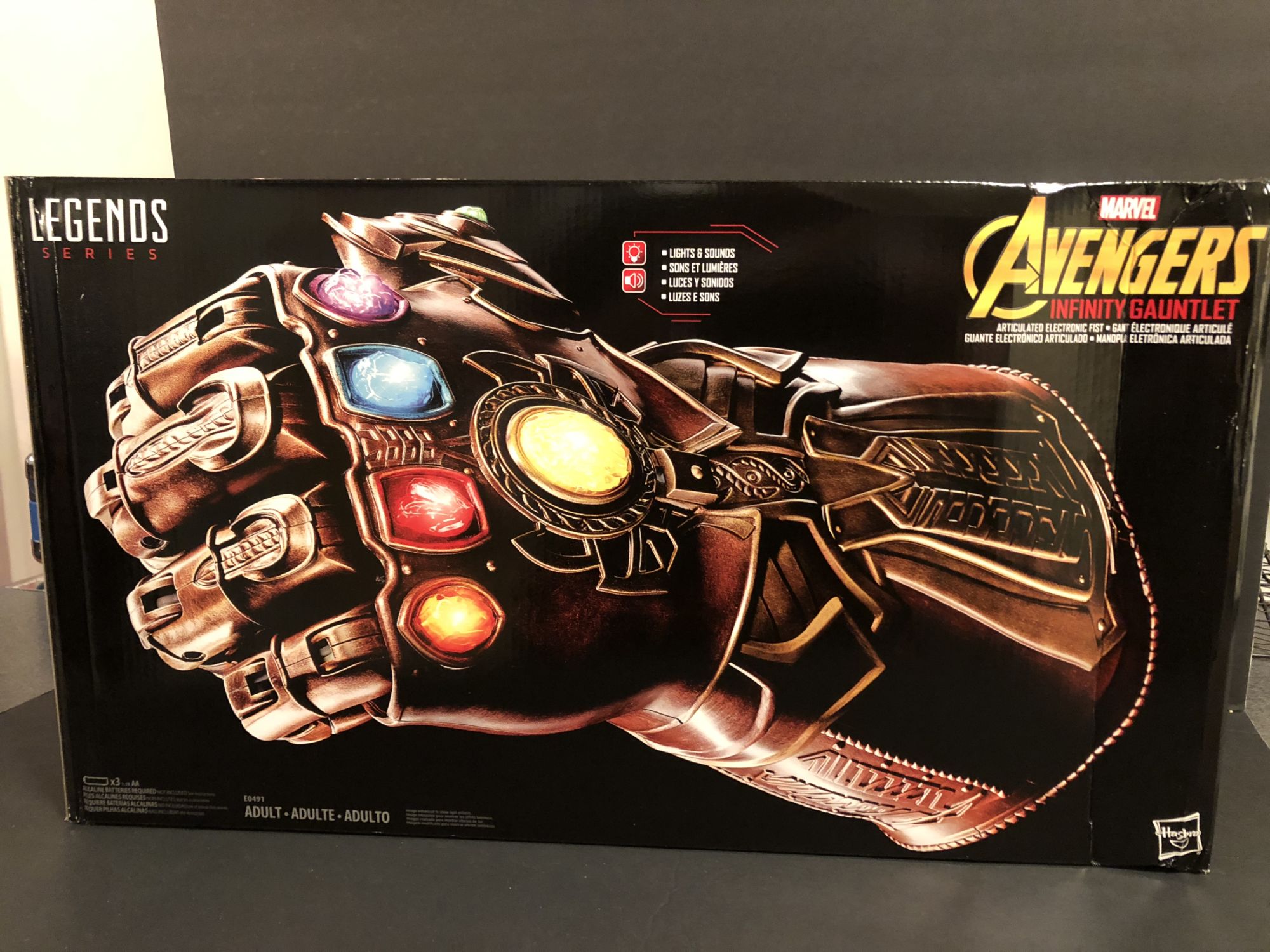 Marvel Legends - Gant d'Infinité Électronique Avengers Infinity War