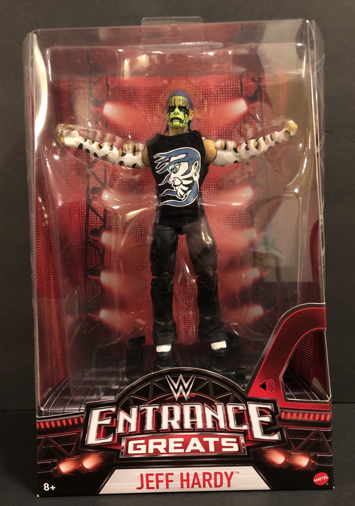 Wwe entrance greats jeff deals hardy action figure