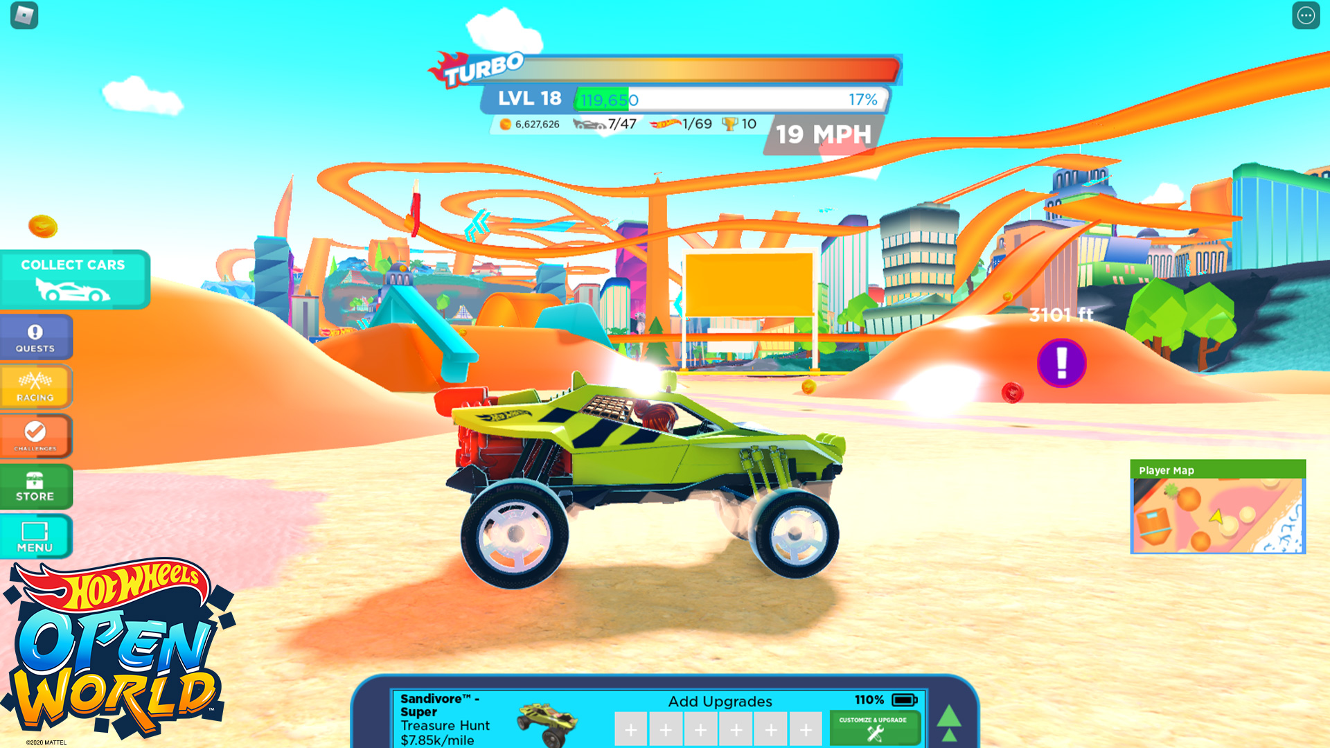 Mattel S Hot Wheels Open World Has Launched On Roblox - roblox speed race music