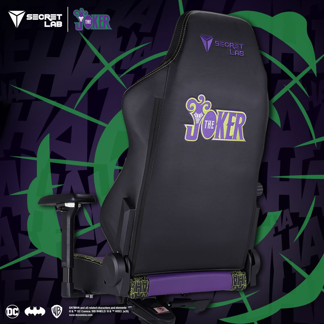 Secretlab Partners With DC Comics For A Joker Gaming Chair