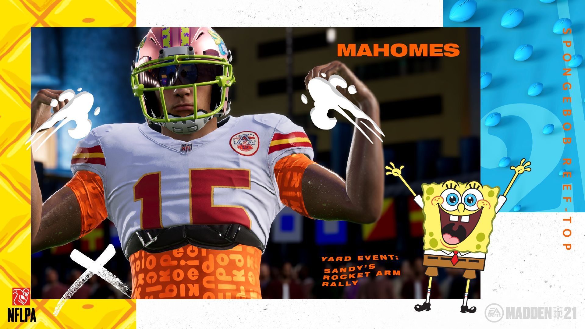 Madden 23 dropped the new SpongeBob SquarePants Nickelodeon uniforms i