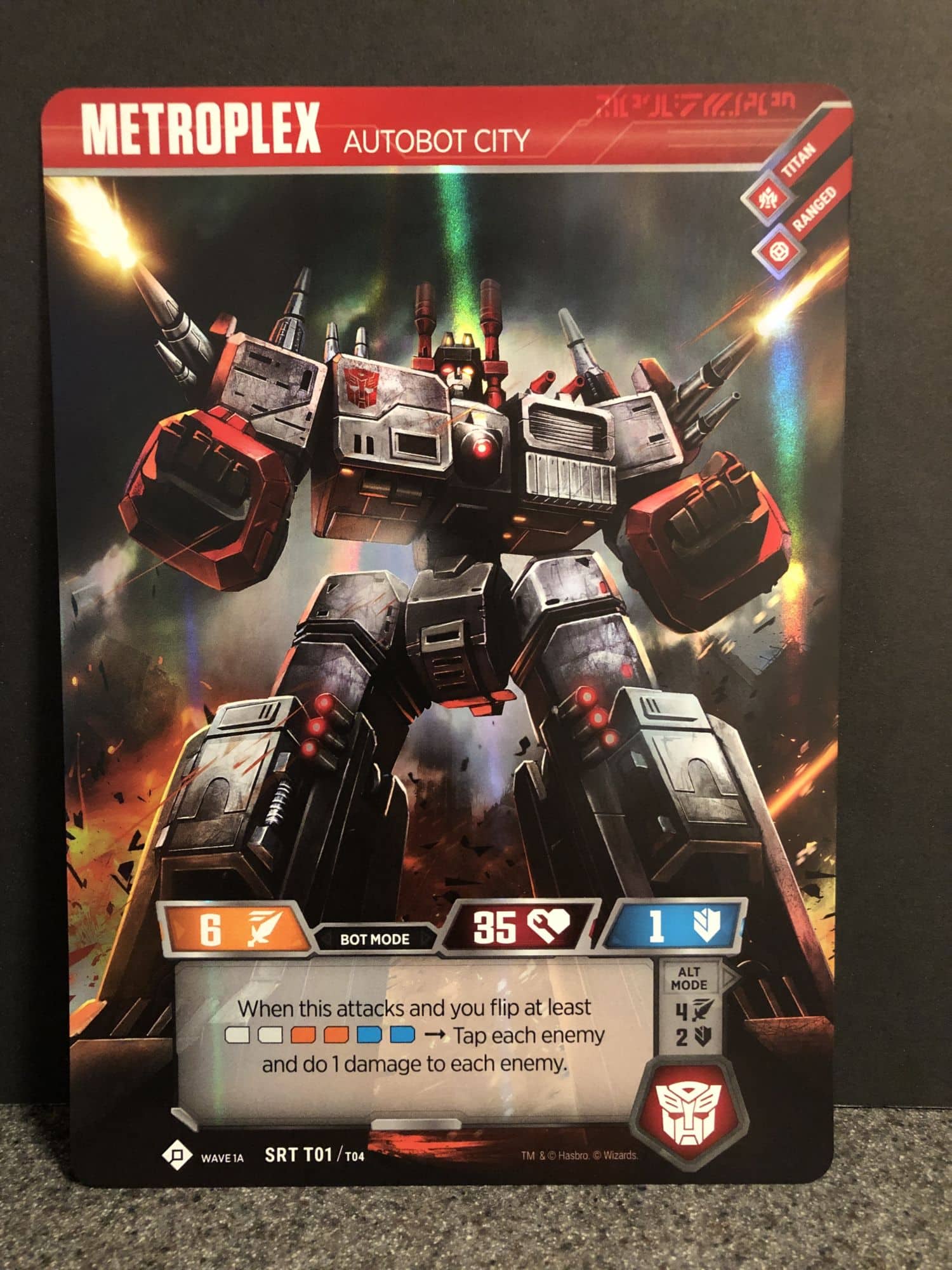 Let's Take a Look at the Transformers TCG Metroplex Deck