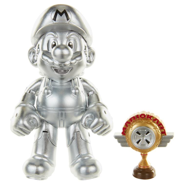 Raccoon Mario w/ Super Leaf 4-inch Articulated Figure - JAKKS Pacific, Inc.