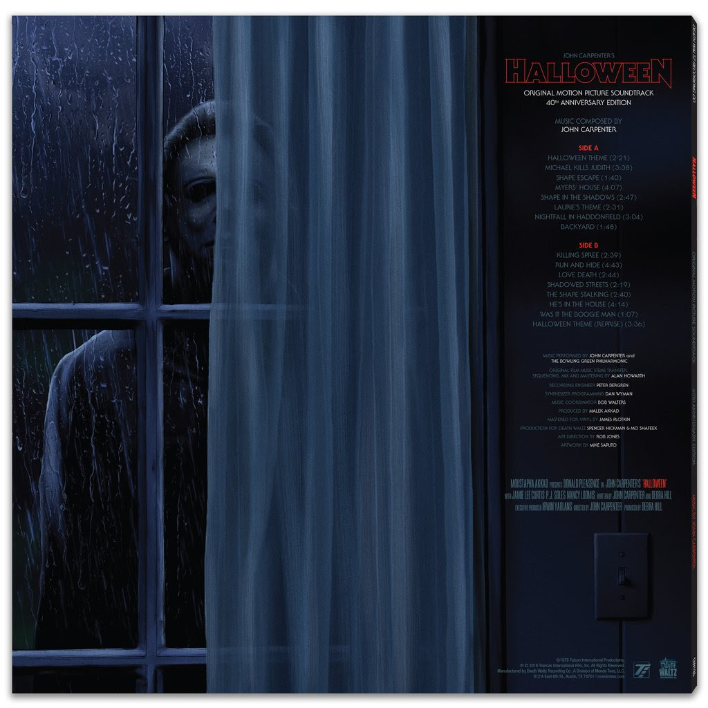 Halloween – Original Motion Picture Soundtrack 2XLP (Version B) – Mondo