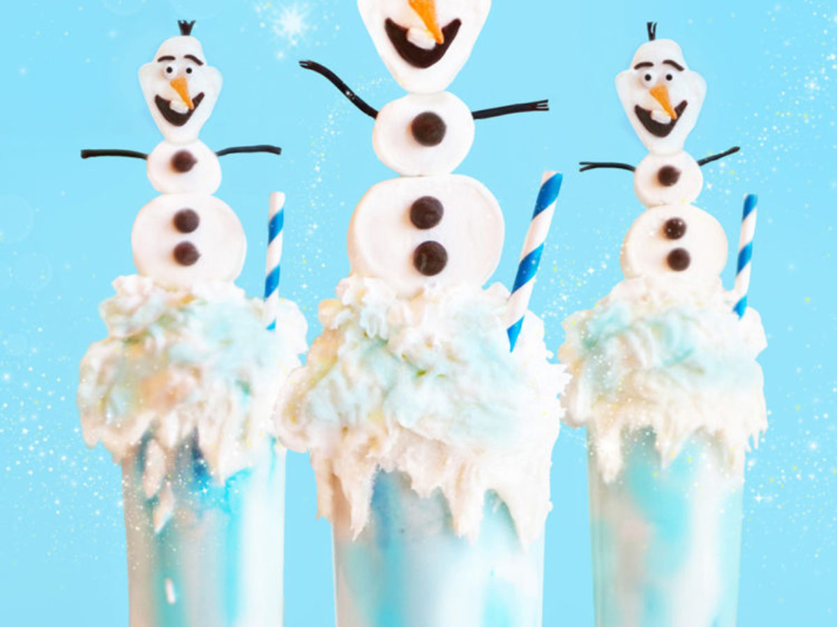 ⛄ Olaf as a Milkshake #3-of-12 WDW Pin Trading 2018 Hidden Mickey Frozen Treats 