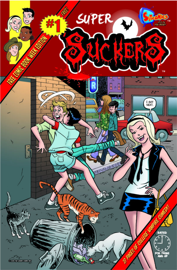 28-Page Preview Of Super Suckers #1, Another Of Sitcomics' 64-Page $3. ...