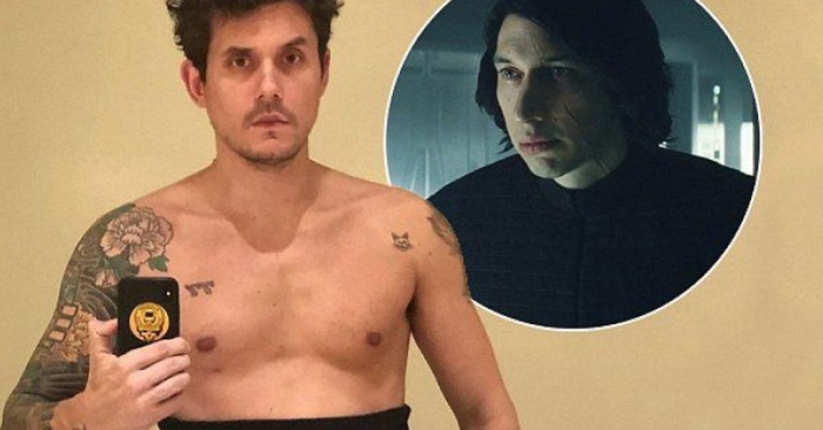 John Mayer Creates The 'Kylo Ren' Challenge On Instagram