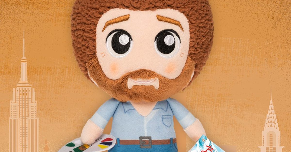 bob ross fiesta plush