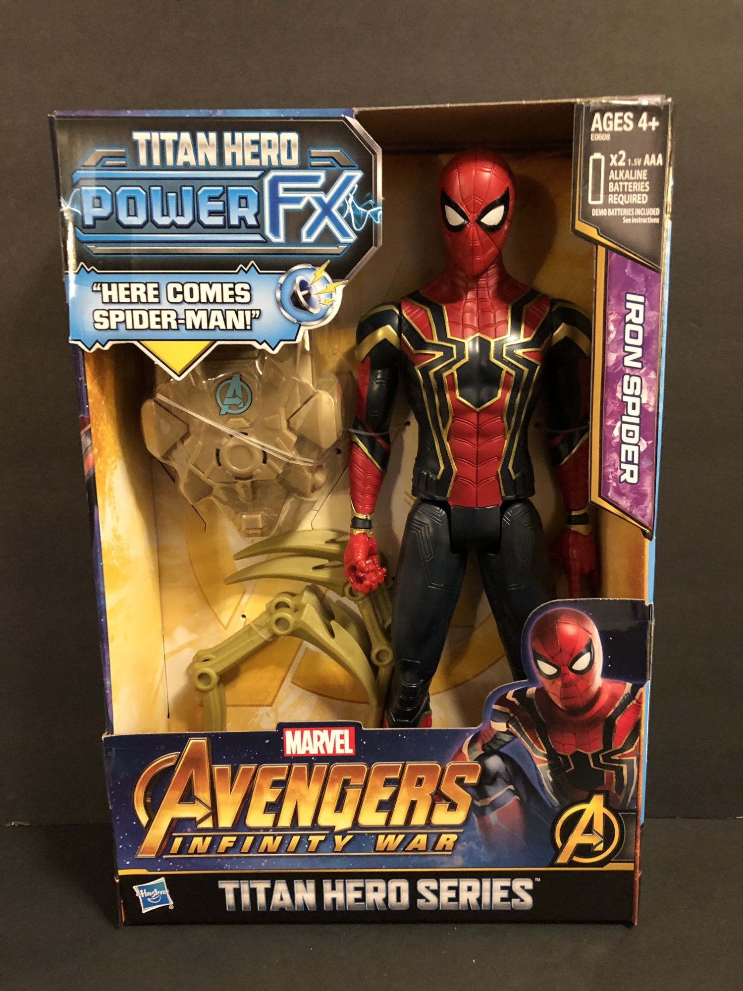 iron spider infinity war toy