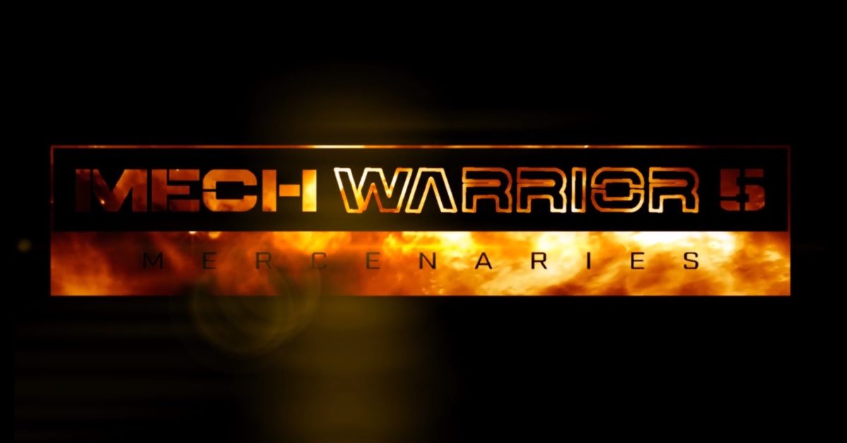 Mechwarrior 5: Mercenaries Will be Released in September 2019