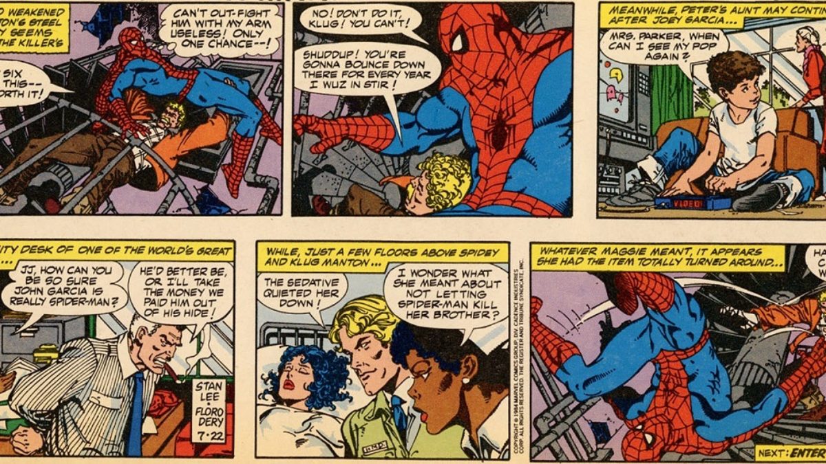 Bruce Canwell on The Amazing Spider-Man Newspaper Strip