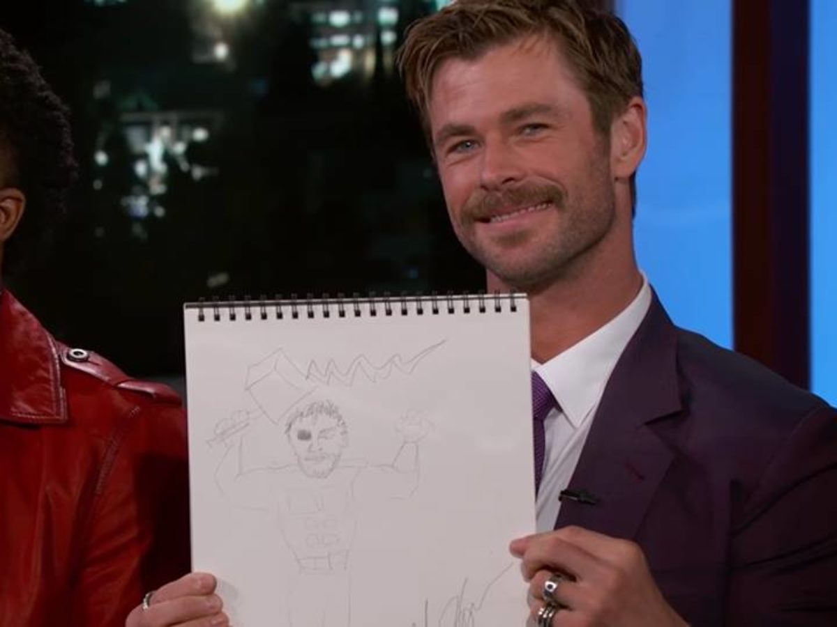 Chris Hemsworth Reference vs Art Sketch me  rAvengers