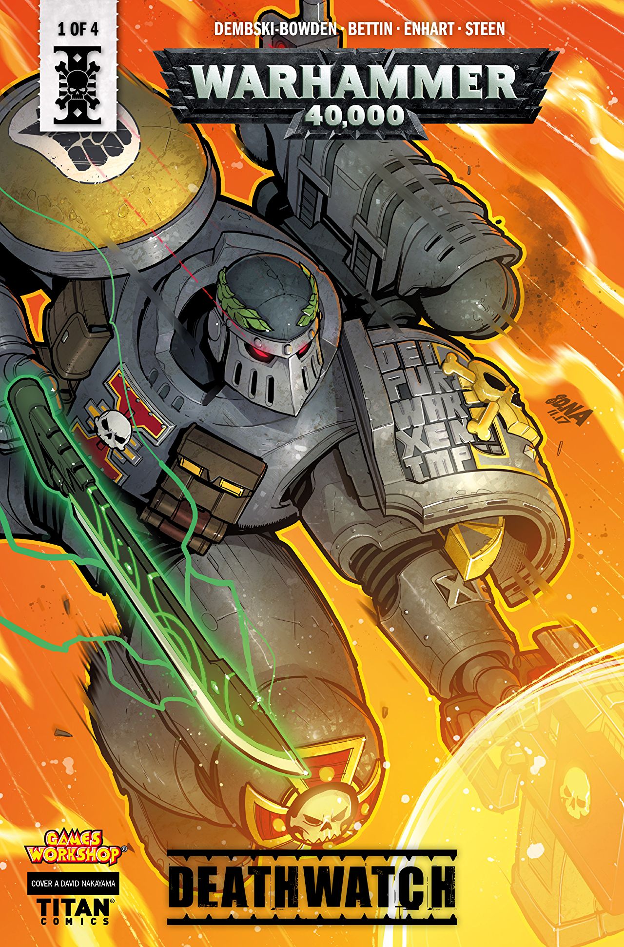 Warhammer 40k Deathwatch #1 Advance Review: Big Bland Turtle Men