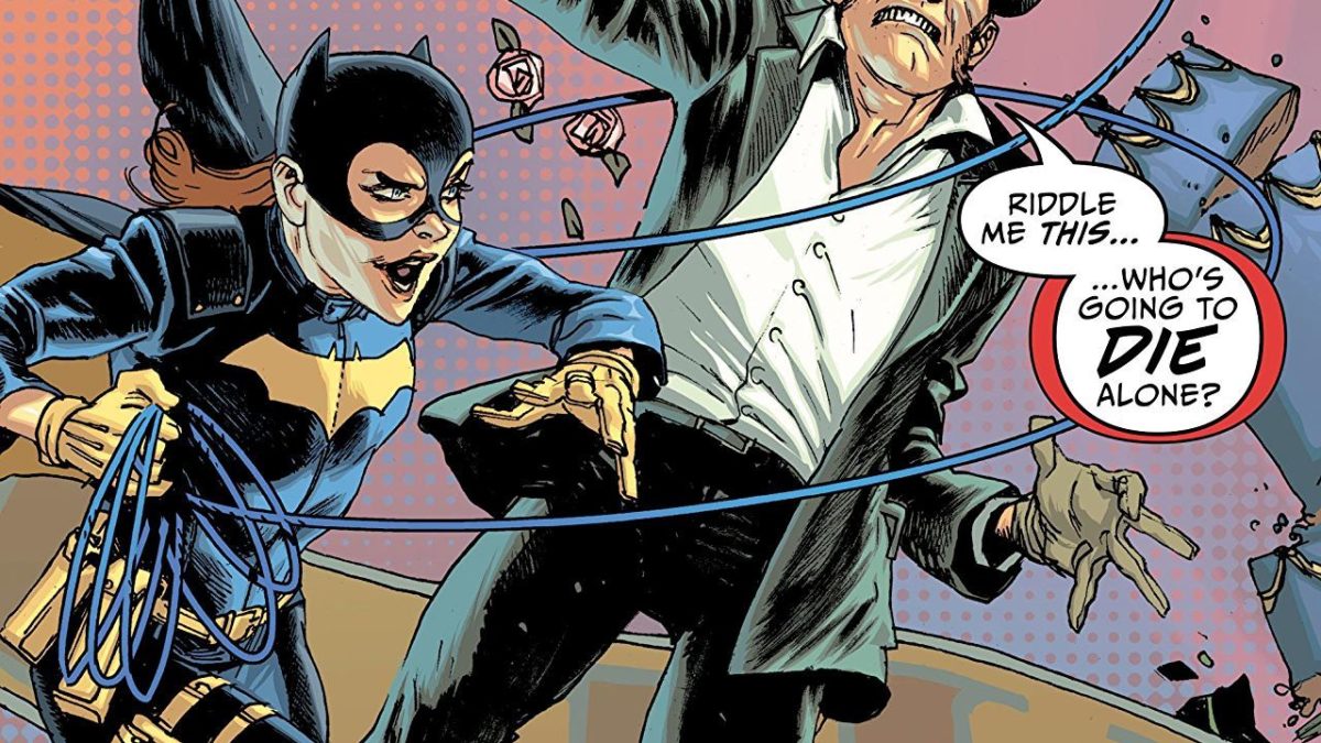 Batman Batgirl And Robin Porn Roof - Batgirl vs. the Riddler #1 Review: Ed Nigma the Nice Guy - Bleeding Cool