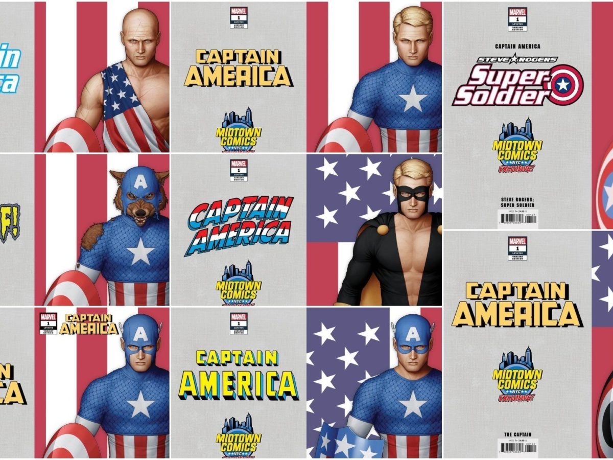Hughes Variant Captain America #1 