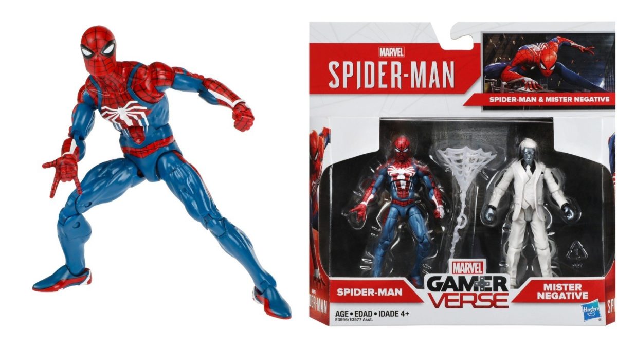Marvel Gamerverse Spider-Man Mister Negative 3.75" Figure Legends Gamestop New 