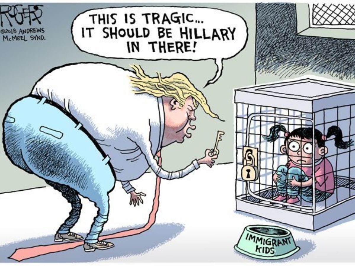 Fired Political Cartoonist Rob Rogers Keeps Cartooning About Trump, Now on  Patreon
