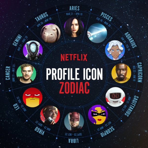 Netflix Wants To Know Your Sign With New Icons Zodiac Chart